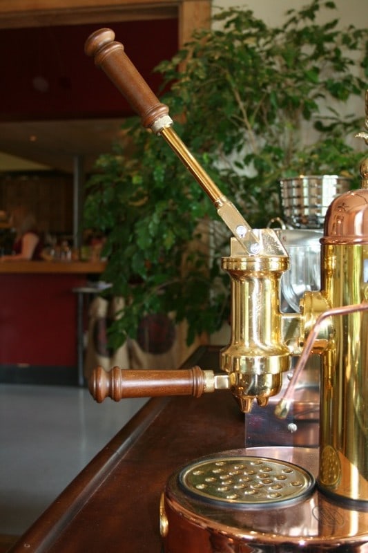 Máquina de espresso de palanca (manual)