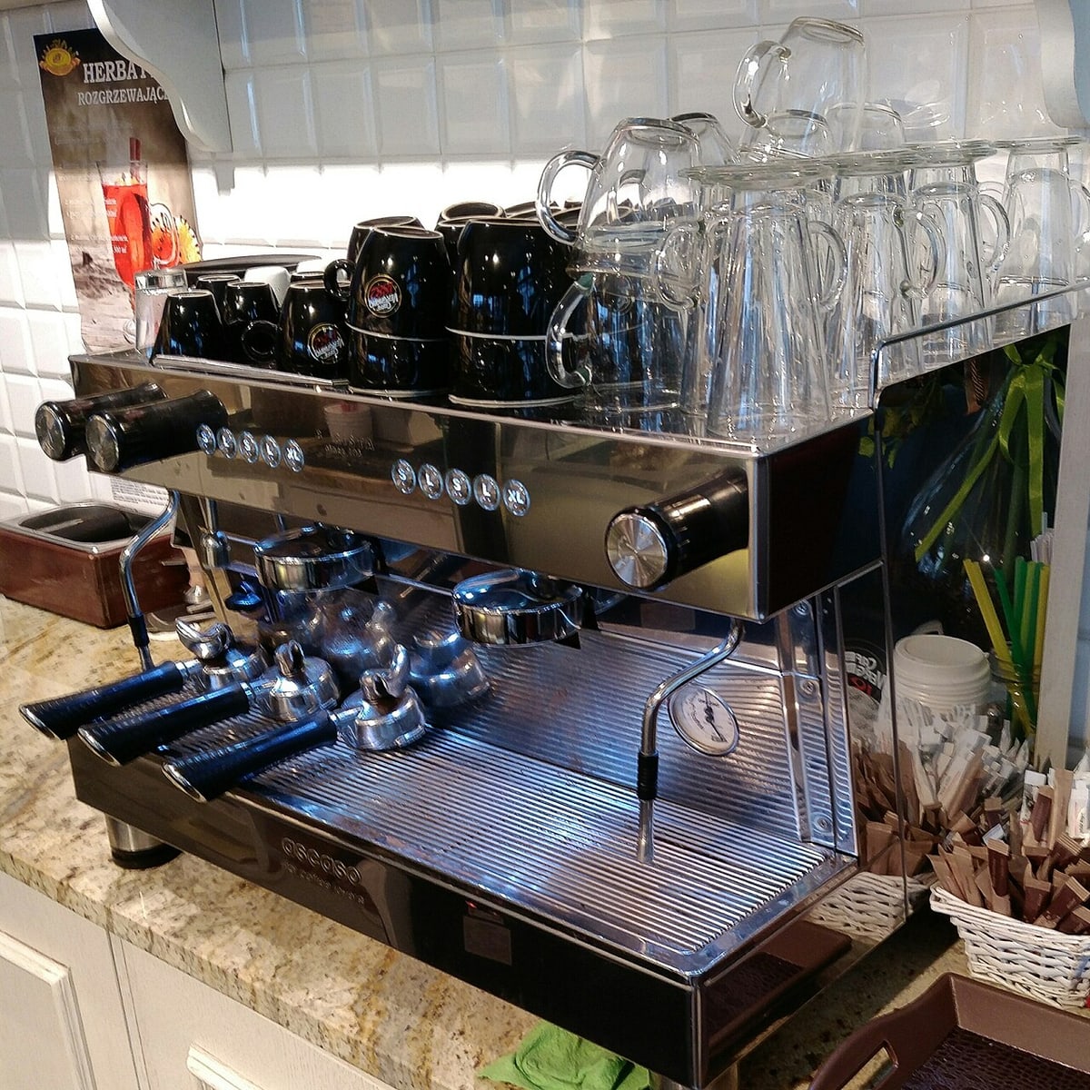Máquina de espresso de barra